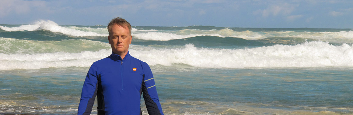 Dru meditation on the beach