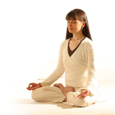 Woman meditating